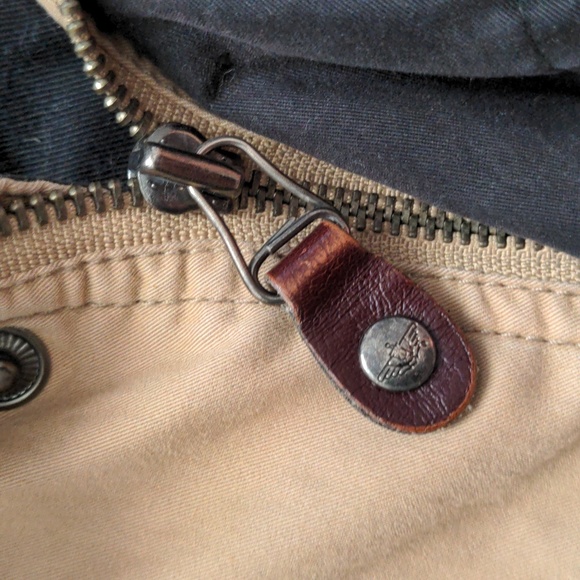 Dockers Mens Size XL Vintage Tan and Black Golf Jacket - Picture 4 of 11